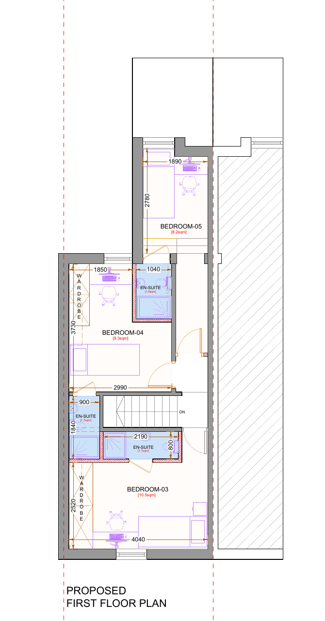 52 Clarence Road First Floor Plan